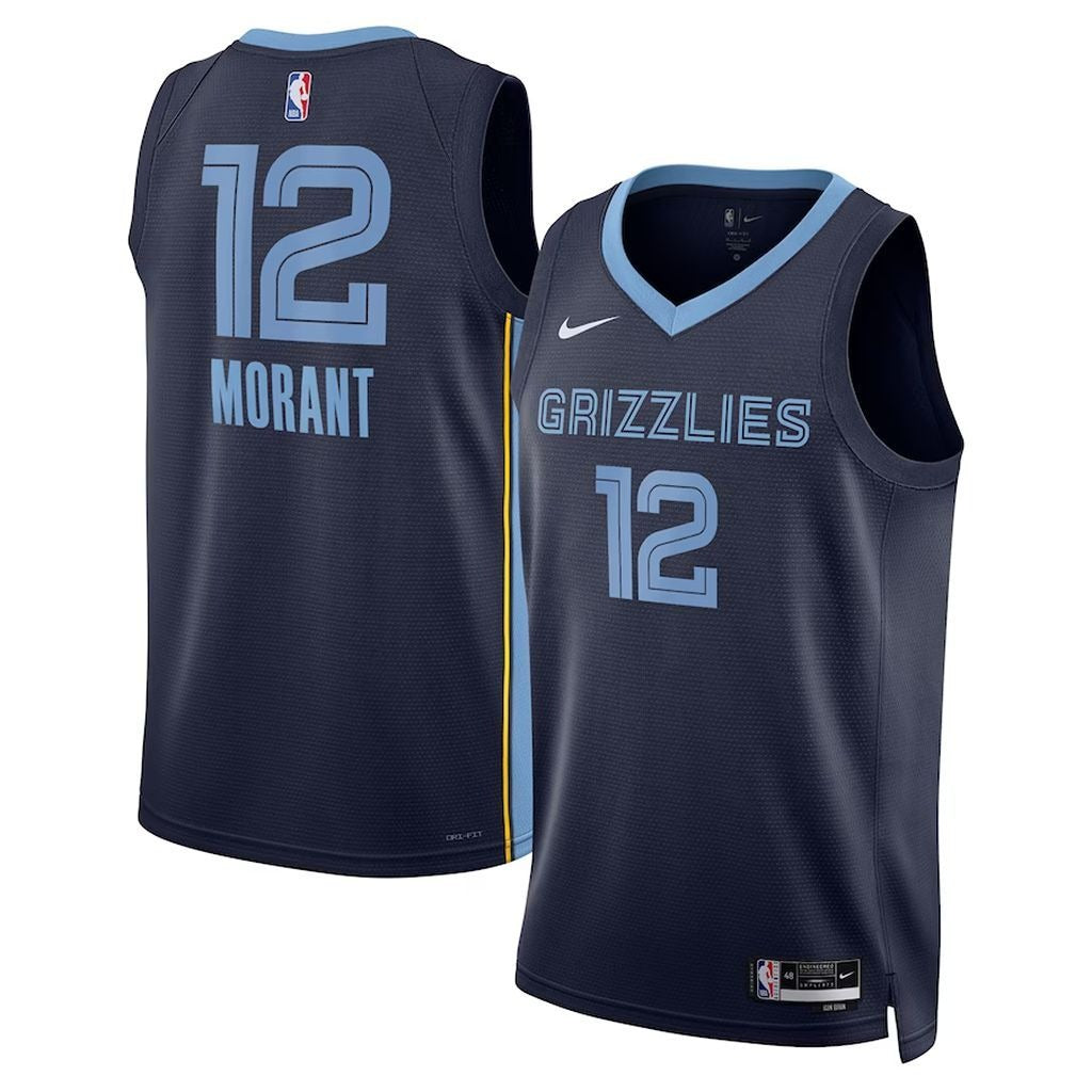 Camiseta Memphis Grizzlies 2023/2024 vista sobre fondo blanco