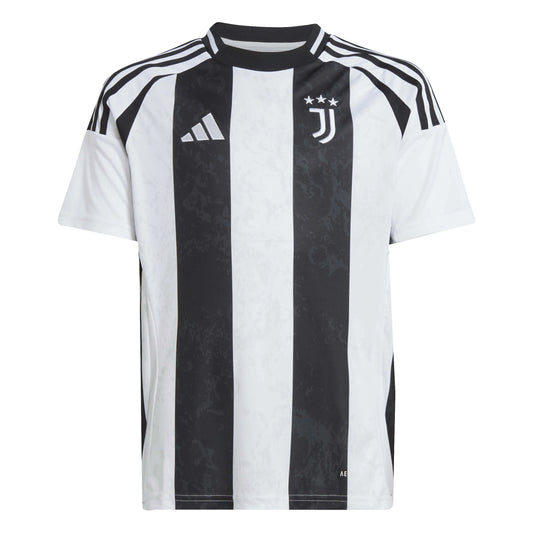 Camiseta Juventus local 2024/2025 vista sobre fondo blanco