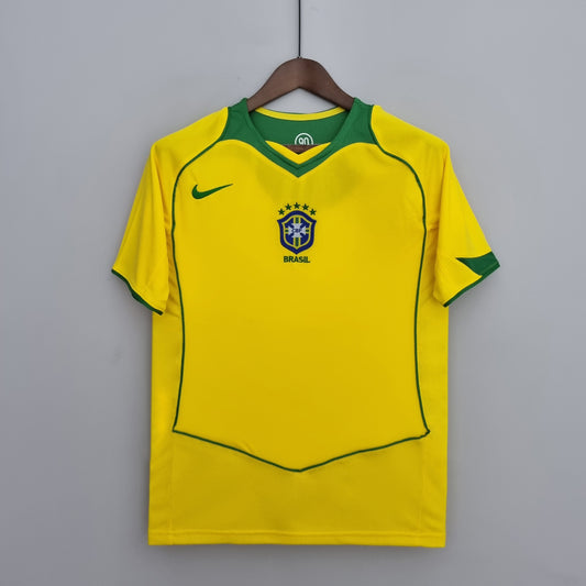 Camiseta Brasil local Retro 2004/2005