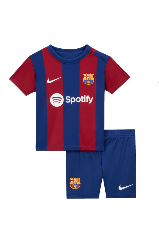 Camiseta + short Barcelona local niño 2023/2024