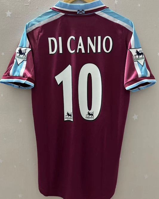 Camiseta Retro DI CANIO PAOLO 2000-01 West Ham