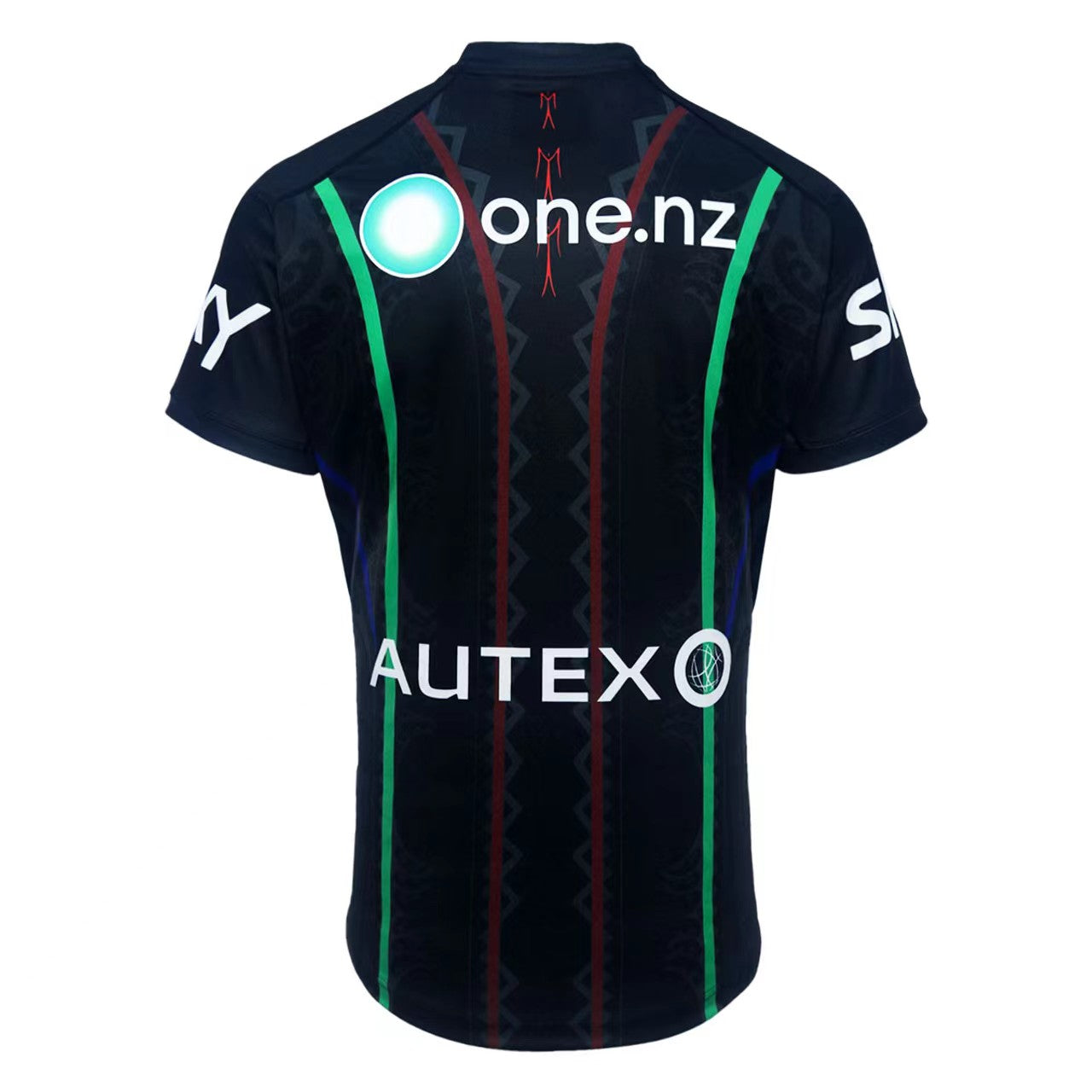 Camiseta Rugby New Zealand Warriors 2024 vista sobre fondo blanco