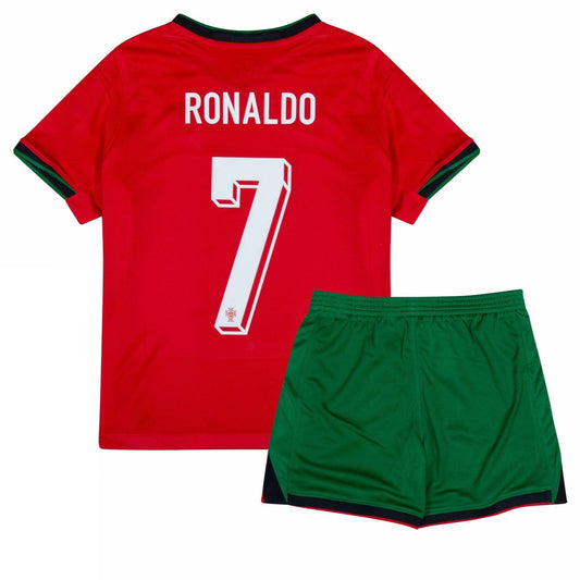 Camiseta + short Portugal local 2024 - NIÑOS ⚡