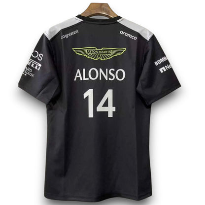 Camiseta Fernando Alonso Aston Martin F1 2023 | Negro - Imagen 2