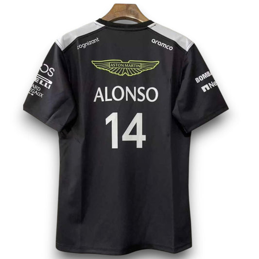 Camiseta Fernando Alonso Aston Martin F1 2023 | Negro - Imagen 2