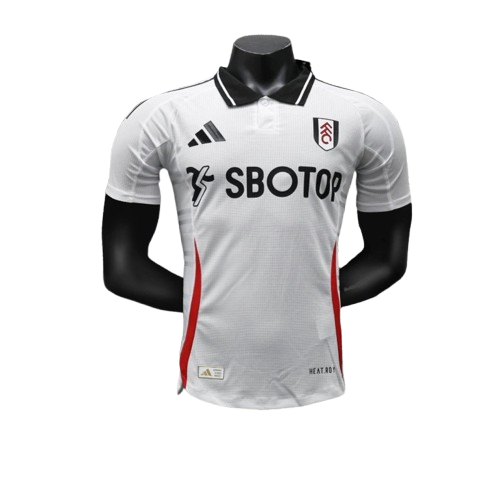 Camiseta Fulham local 2024/2025 vista sobre fondo blanco