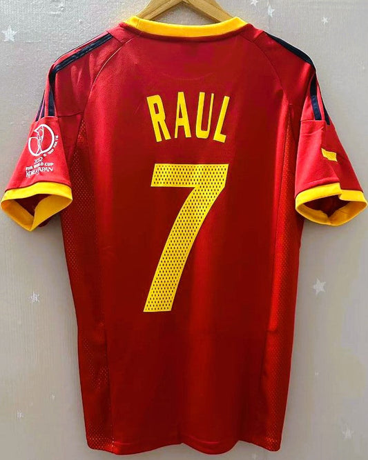Camiseta Retro RAUL GONZALEZ BLANCO 2002-03 España