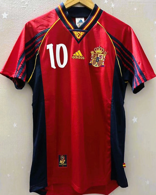 Camiseta Retro RAUL GONZALEZ BLANCO 1998-99 España