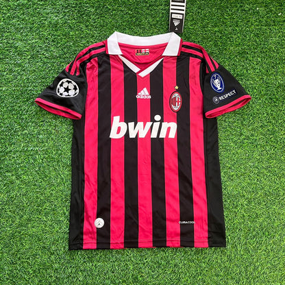 Camiseta Retro BECKHAM DAVID 2009-10 AC Milan + Parches CL