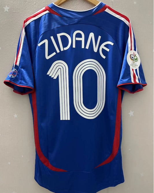 Camiseta Retro ZIDANE ZINEDINE 2006-07 Francia