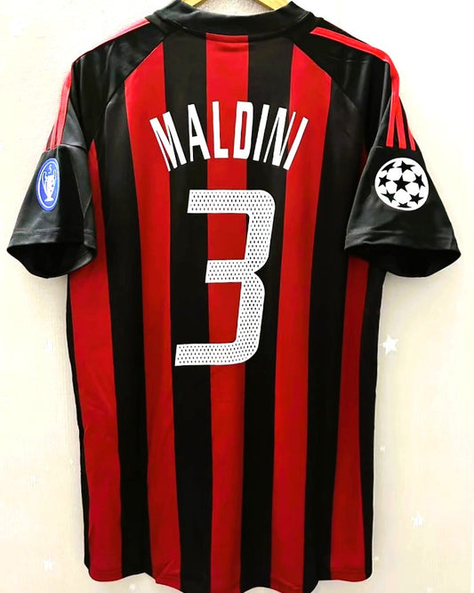 Camiseta Retro MALDINI PAOLO 2002-03 AC Milan