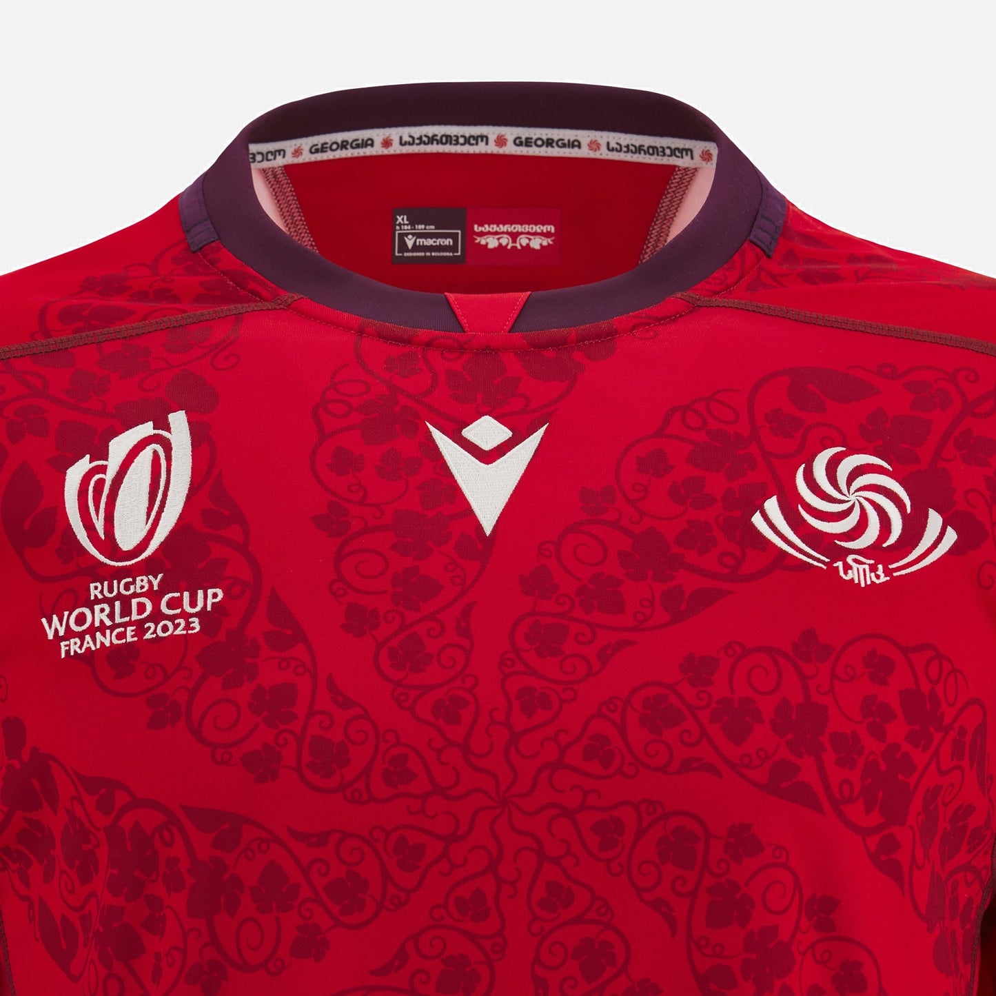 Camiseta Rugby Georgia local - RWC '23