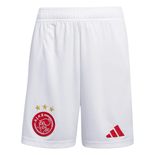 Short Ajax local 2024/2025 vista sobre fondo blanco