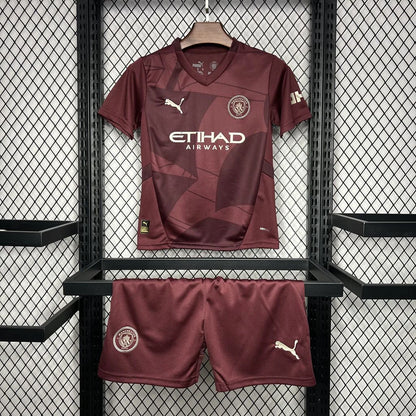 Tercera Equipación Niño Manchester City 24/25 Talla 16-28