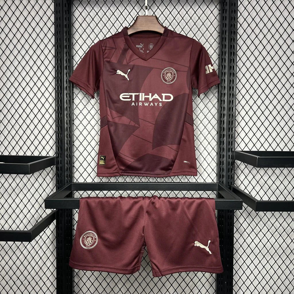 Tercera Equipación Niño Manchester City 24/25 Talla 16-28