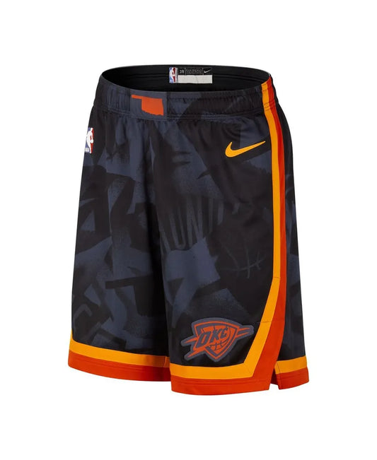 Short NBA Oklahoma City Thunder - Ed. City 2023/24 vista sobre fondo blanco