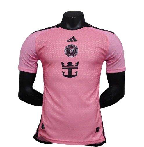 Camiseta Inter Miami local - Versión Jugador 2024/2025 vista sobre fondo blanco