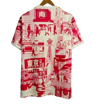 Camiseta Japón Ed. Especial Tokyo 23/24 vista sobre fondo blanco