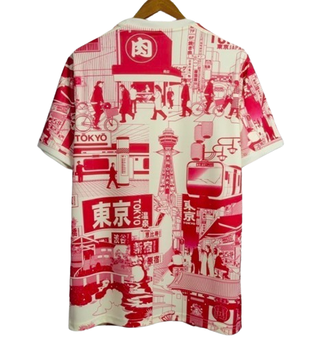 Camiseta Japón Ed. Especial Tokyo 23/24 vista sobre fondo blanco