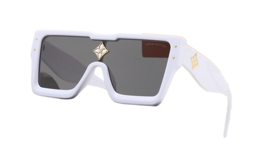 Lentes de sol Louis Vuitton - Blanco ⚡ TL STORE vista sobre fondo blanco