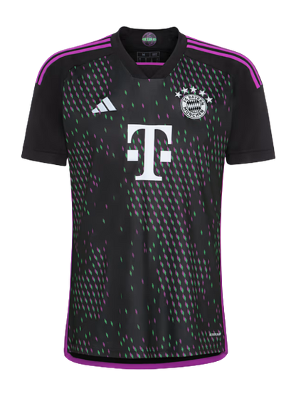 Camiseta Bayern Munich alternativa 2023/2024 vista sobre fondo blanco