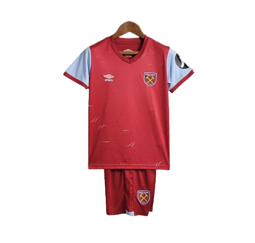 Camiseta + Short West Ham local - NIÑOS 2023/2024