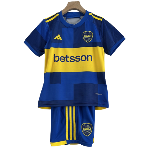 Camiseta + short Boca Juniors local NIÑOS 2023/2024