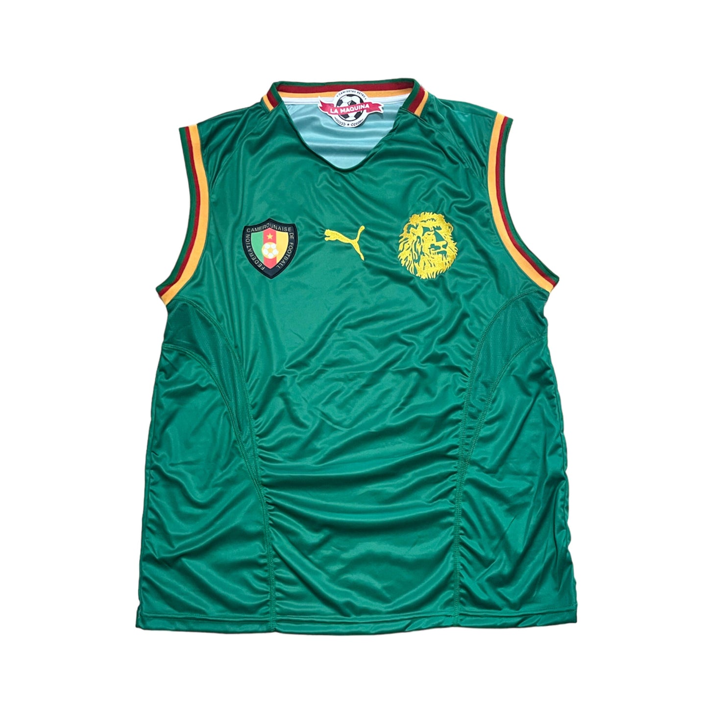 Camiseta Retro Camerun Local 2002