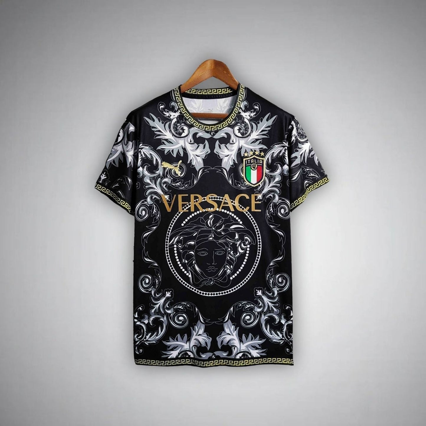 Camiseta Italia "Versace" Ed. Especial Black Kit