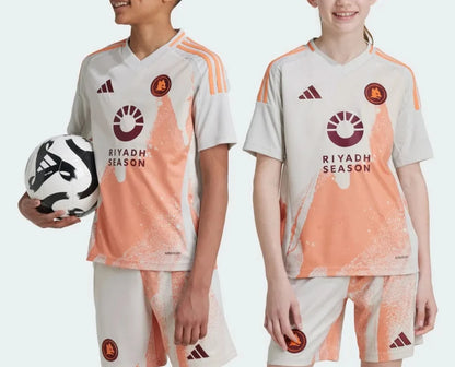 Camiseta + short AS Roma alternativa 2024/2025 - NIÑOS