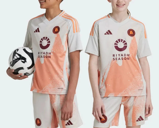 Camiseta + short AS Roma alternativa 2024/2025 - NIÑOS
