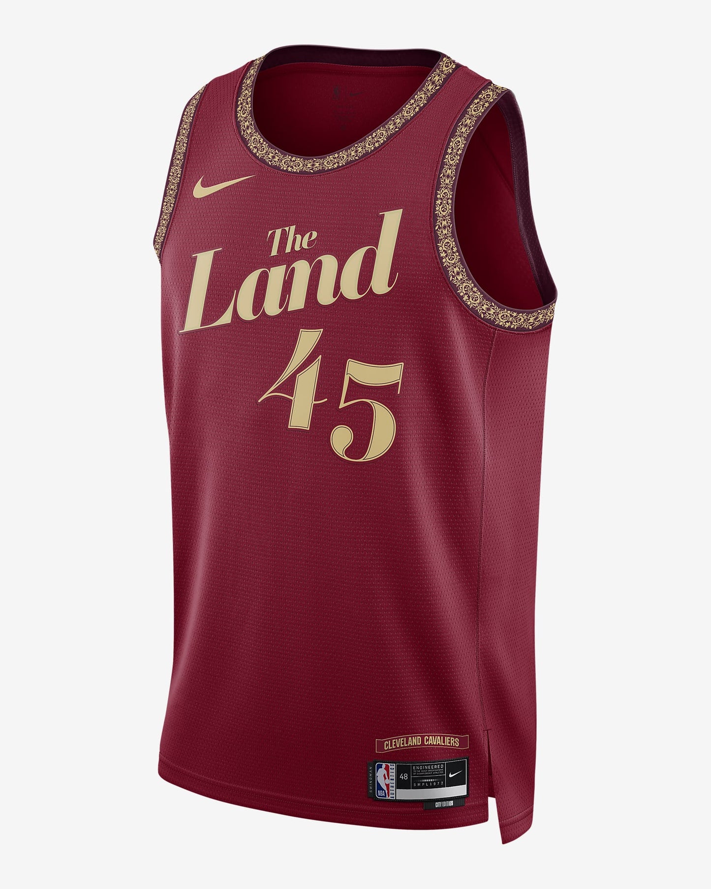 Camiseta Cleveland Cavaliers - City edition 2023/2024 vista sobre fondo blanco