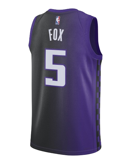 Camiseta Sacramento Kings - Statement edition 2023/2024 vista sobre fondo blanco