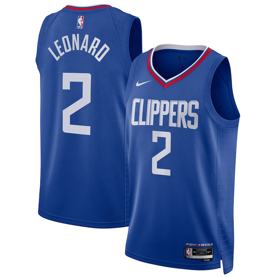 Camiseta Los Angeles Clippers Icon Ed. 2024 vista sobre fondo blanco