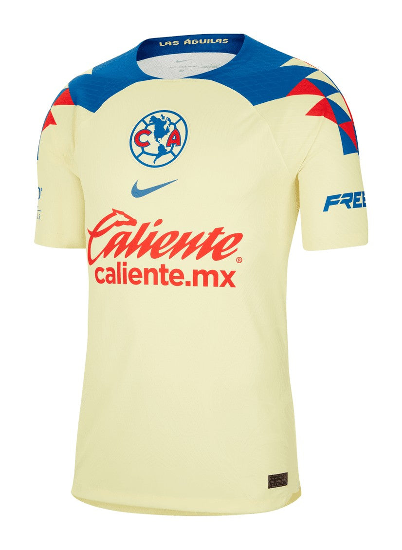 Camiseta Club América local 2023/2024 vista sobre fondo blanco