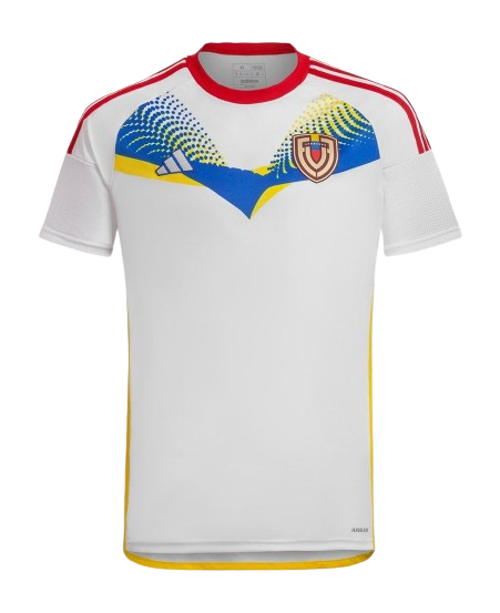 Camiseta Venezuela alternativa - Copa América 2024 vista sobre fondo blanco