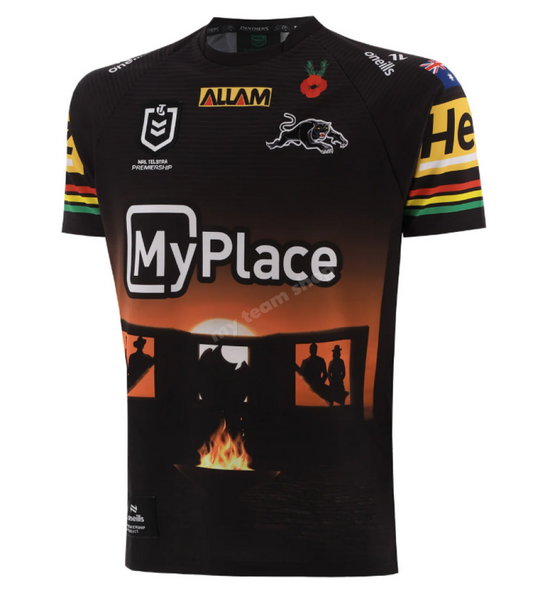 Camiseta Rugby PENRITH PANTHERS 2025 NRL ANZAC