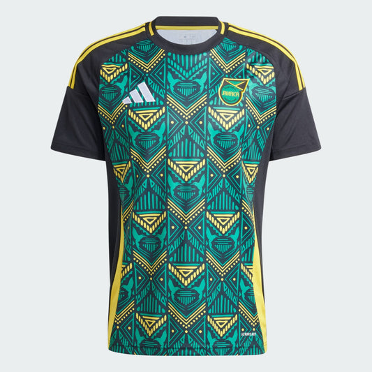 Camiseta Jamaica alternativa - Copa América 2024 vista sobre fondo blanco
