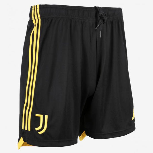 Short Juventus local 2023/2024 vista sobre fondo blanco