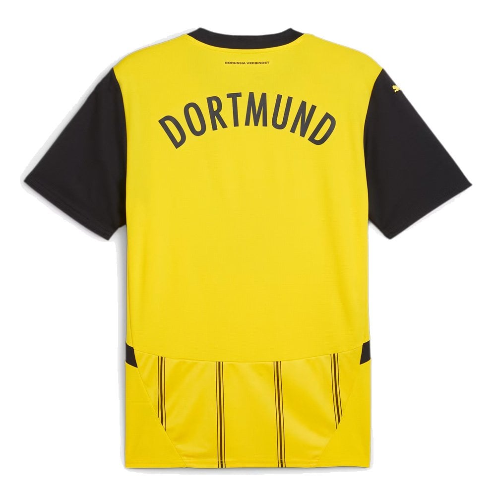 Camiseta Borussia Dortmund local 2024/2025 vista sobre fondo blanco