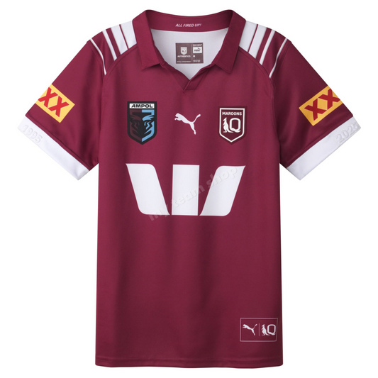 Camiseta Rugby QLD STATE OF ORIGIN 2025 NRL MAROONS