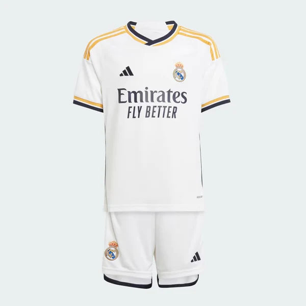 Camiseta + short Real Madrid local 2023/2024 - NIÑOS ⚡
