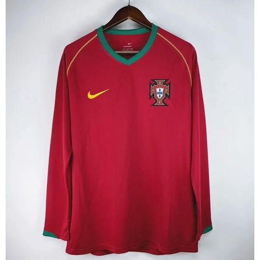 Camiseta Portugal Retro 2006 - manga larga