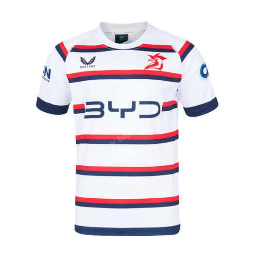 Camiseta Rugby SYDNEY ROOSTERS 2025 NRL WHITE Entrenamiento