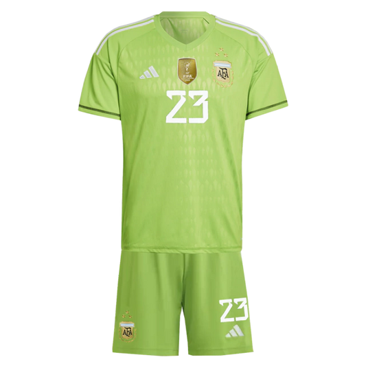 Camiseta + short Argentina golero 2022 - NIÑOS