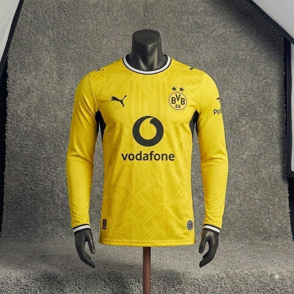 Camiseta Borussia Dortmund 2026-27 Local Manga Larga Versión Jugador | Encargo