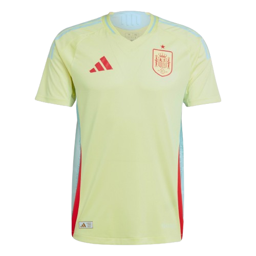 Camiseta España alternativa - Eurocopa 2024 vista sobre fondo blanco