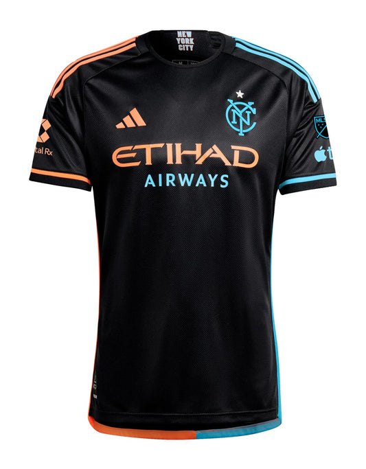 Camiseta New York City FC alternativa 2023/2024 vista sobre fondo blanco