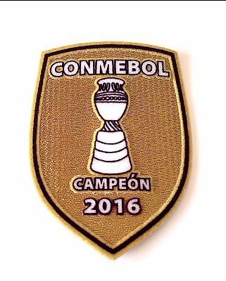 Parche Campeón de América vista sobre fondo blanco