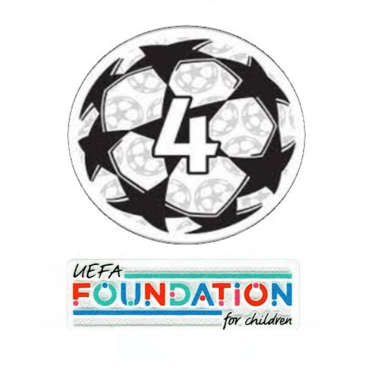 Logo UEFA Champions League 4 + UEFA Foundation